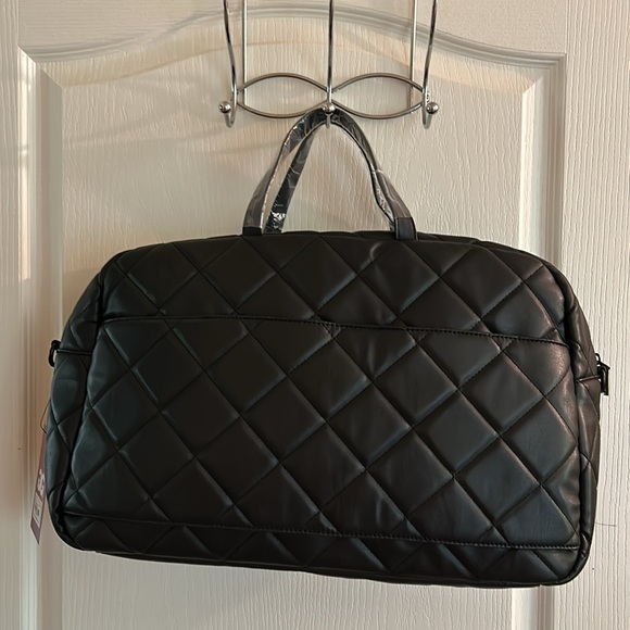 Gilda Paris Large Black Crossbody weekender Bag | GGH-514 very spacious NWT - Picture 2 of 7
